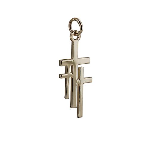 9ct Gold 26x12mm Calvary Cross