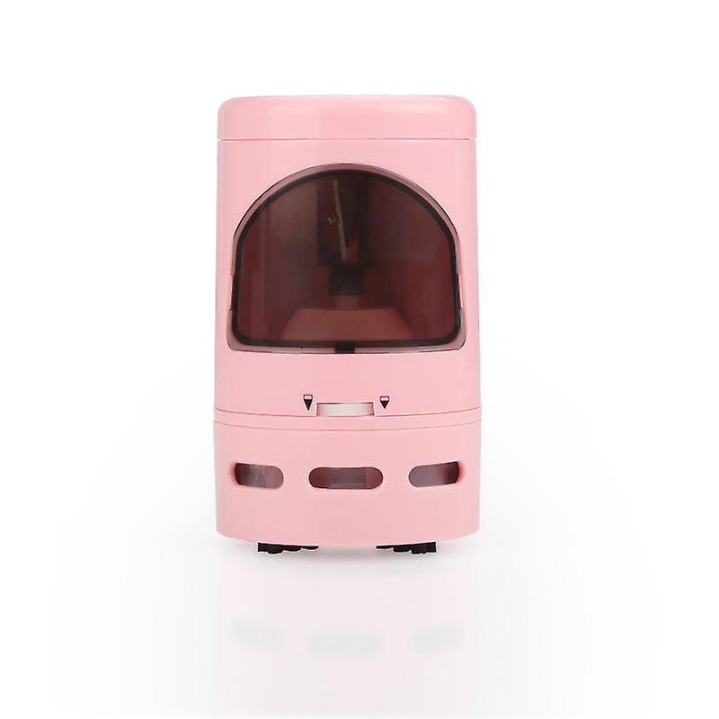 Children's Electric Pencil Sharpener, Auto-Stop and with Vacuum Cleaner Function for 6-8mm Pencils, Can be Used in School Classrooms and Offices Pink