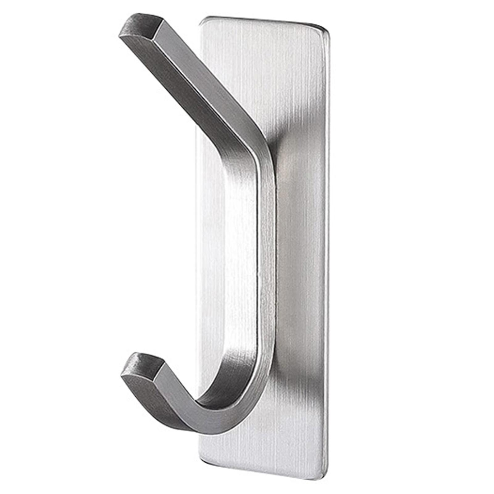 Waterproof Adhesive Towel Hooks Stainless Steel Storage Hooks