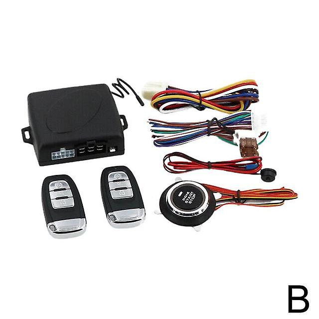 Universal Car Anti-theft Device Remote Start Car One Start Central Locking Application Kit Automatic Button K3k8