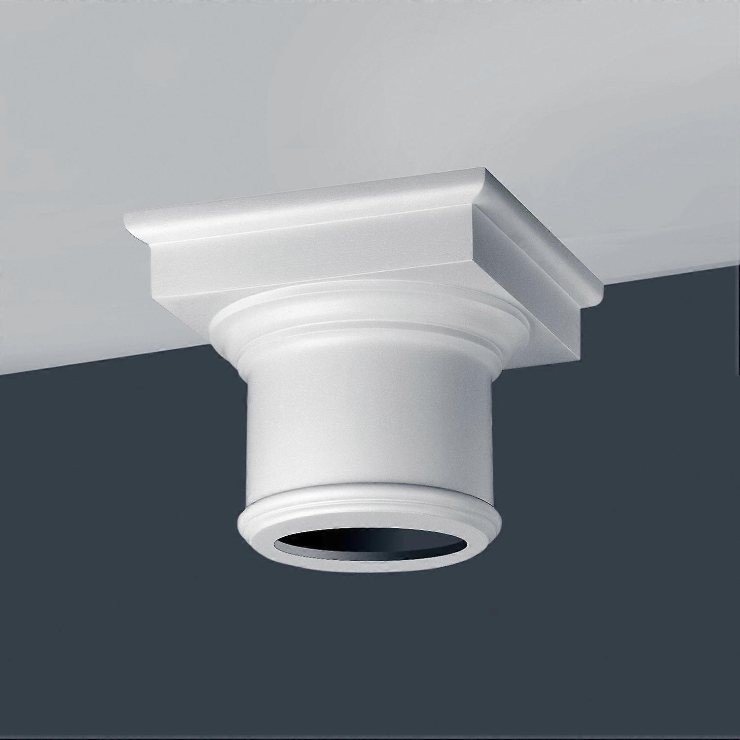 Orac Decor 1 x Full column capital K1112 LUXXUS white Duropolymer® pre-primed lightweight, dimensionally stable, shockproof
