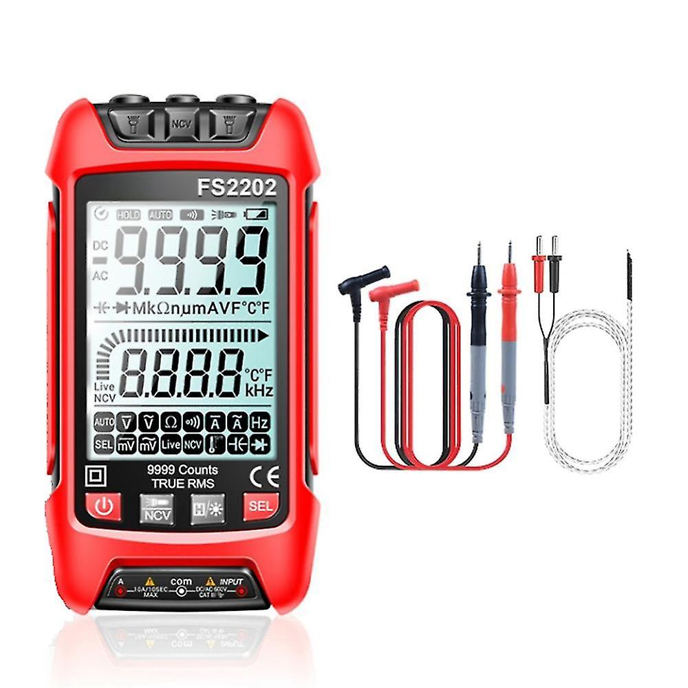 Digital Multimeter, 9999 Counts Trms Auto-ranging Voltmeter, Accurately Measures Ac/dc Amp Ohm Volt