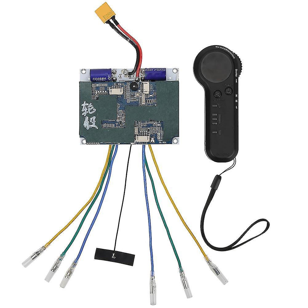 Electric Four Wheel Skateboard Hub Motor Doubledrive Controller Remote Control Set