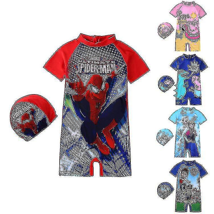 Enfants Garçons Filles Patte Maillot de bain Une Pièce Sunsafe Maillot de bain