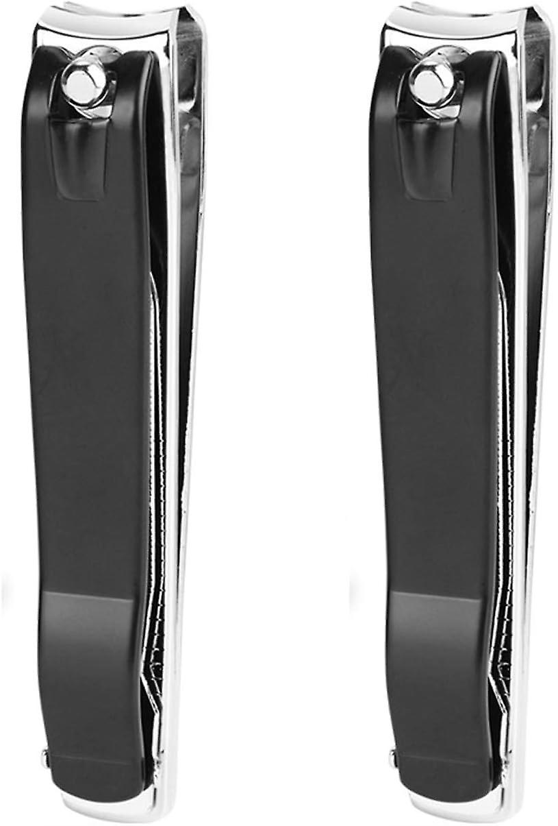 Large Nail Clippers Set,2 Pcs Premium Stainless Steel Fingernail & Toe