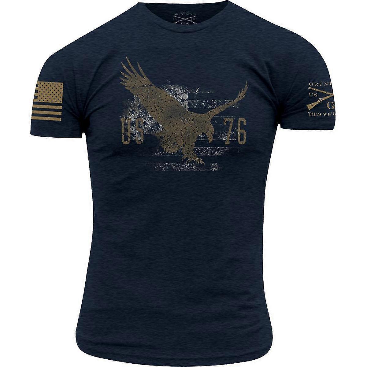 Grunt Style True American Spirit T-Shirt - Midnight Navy