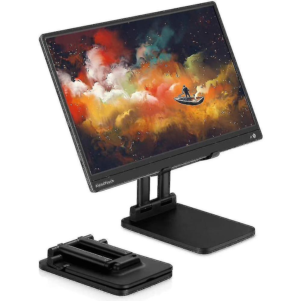 Anozer Foldable Adjustable Tablet Stand, [ Updated] Extendable Compact Desktop Tablet Stand Holder Cradle Dock Compatible With Ipad, C