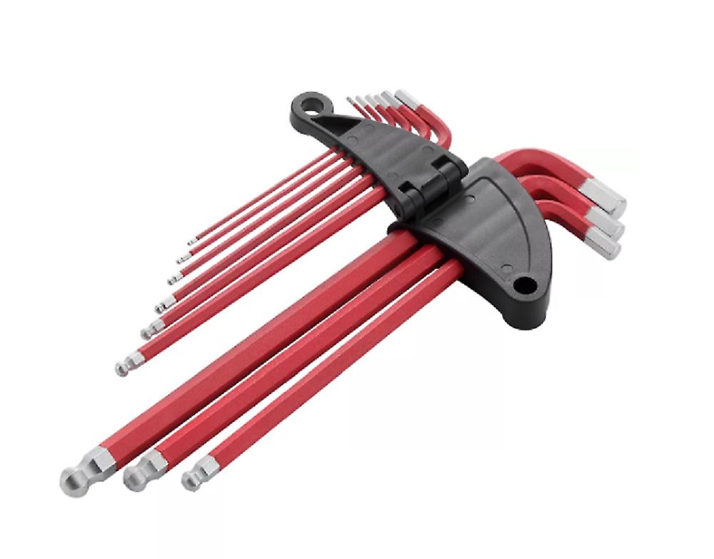 JobSmart CE1103 Extra Long Arm Ball Point Hex Key, 9 Pc.