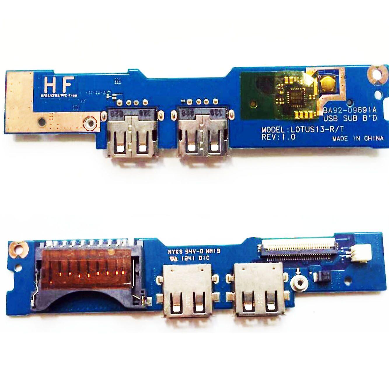 Genuine Usb Card Reader Board Ba92-09691a Lotus13-r/t For Samsung Np530u3b Np530u3c 535u3c 532u3c 540u3c