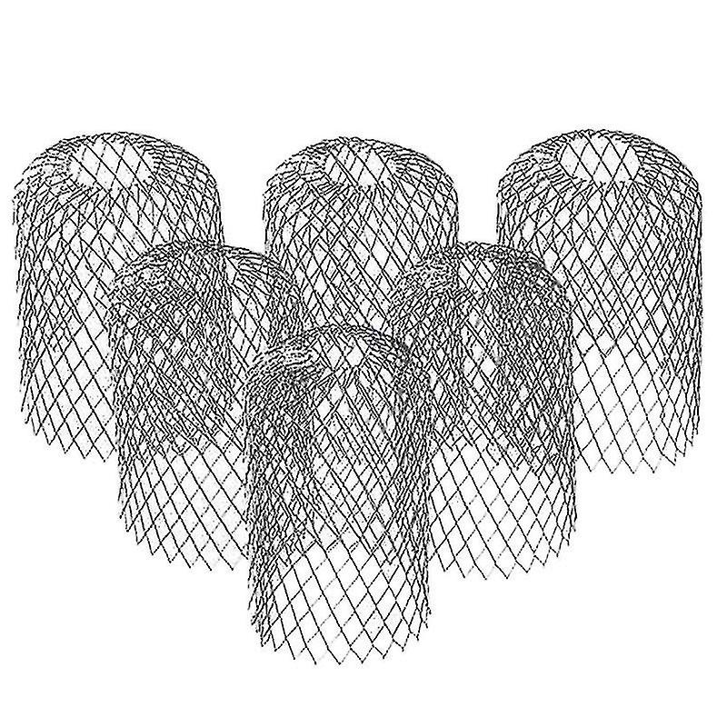 6 Pack Gutter 3 Inch Expandable Aluminium Filter Strainer Gutter Downspout For Stopping Blockage Le