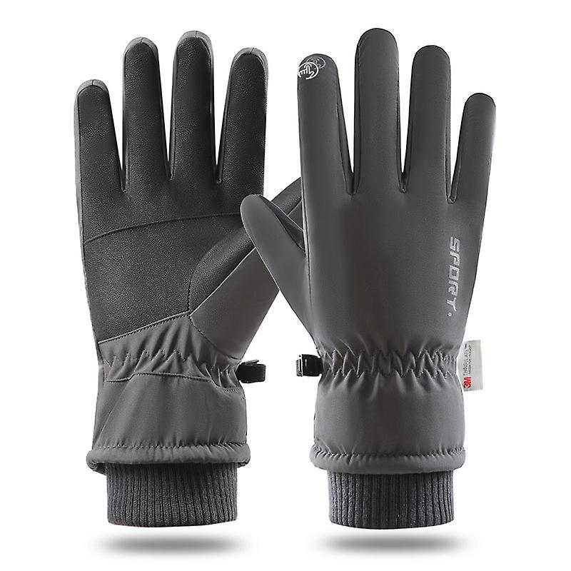 Men Winter Waterproof Cycling Gloves Outdoor Sports Running Motorcycle Touch