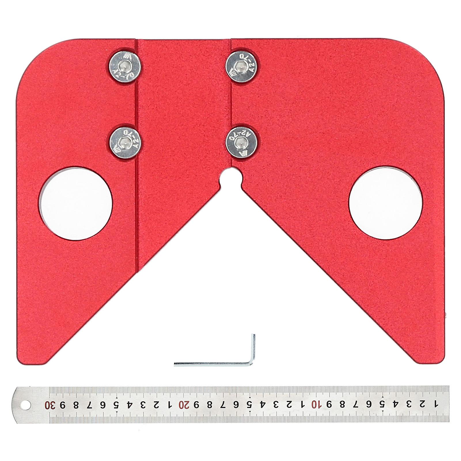 45 Degree Angle Scribe Woodworking Center Line Gauge Carpenter Layout Tool Set Accessories
