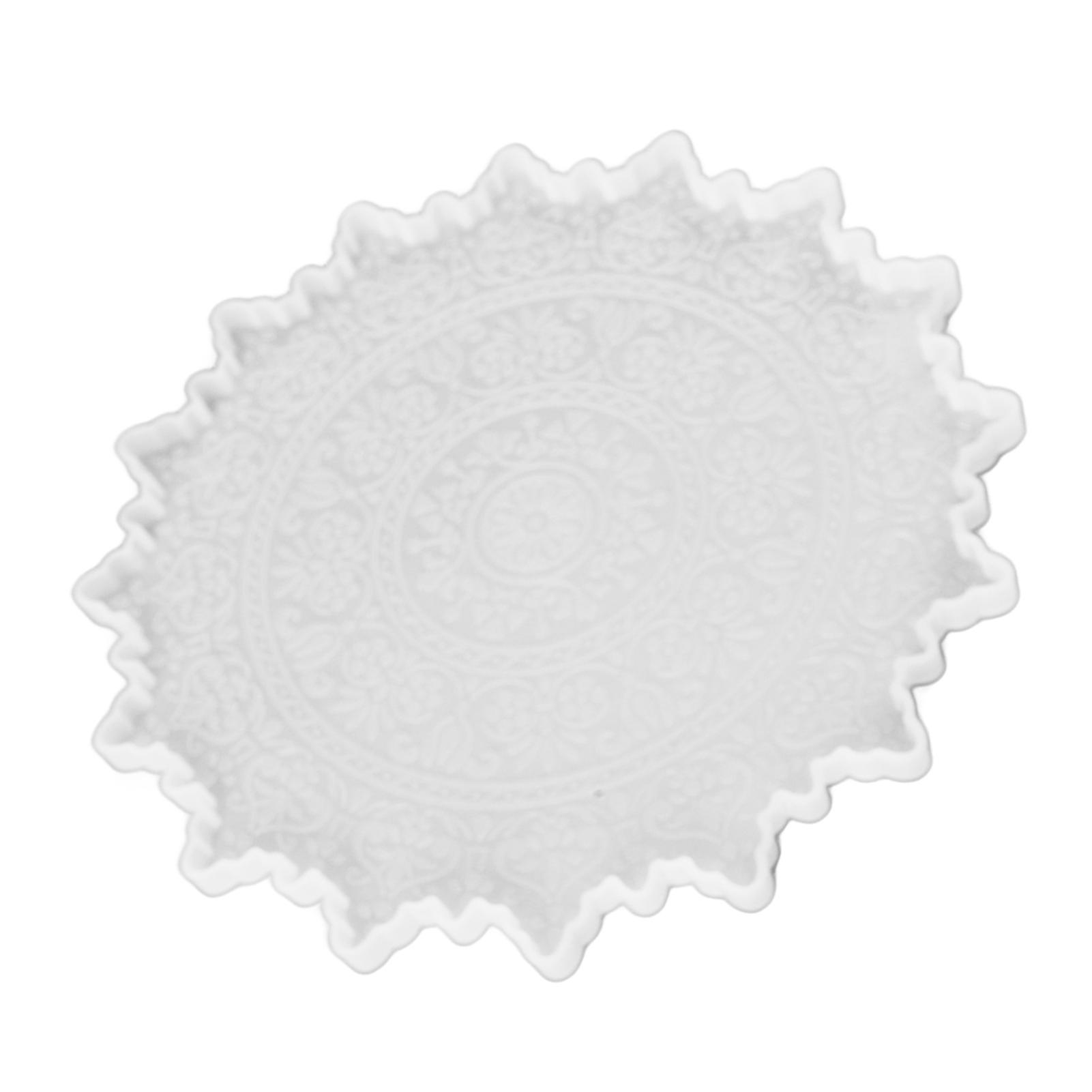 Fruit Tray Silicone Mold MD3465 Mandala Pattern DIY Reusable Plate