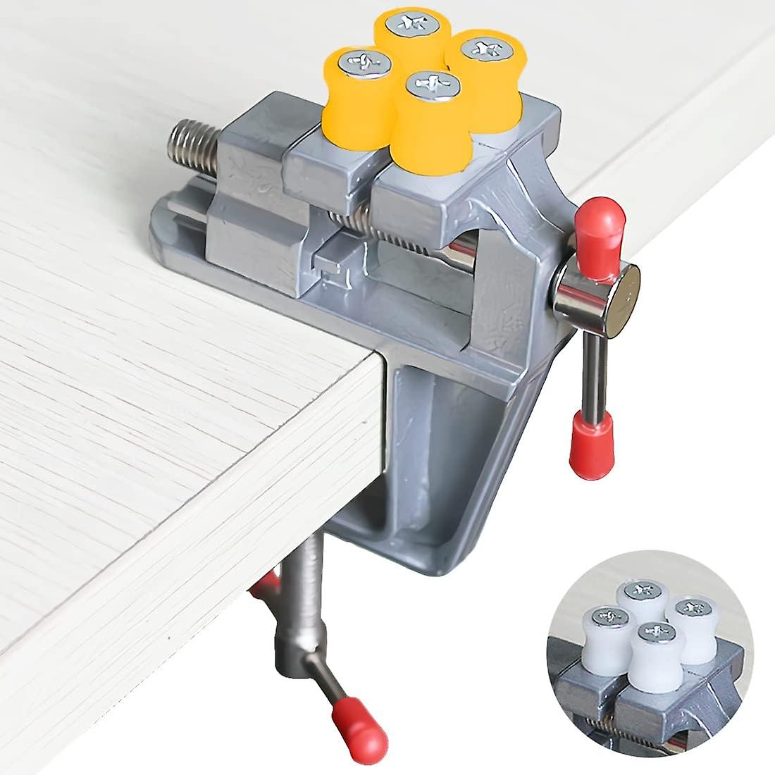 Mini Universal Workbench Vise, Drill Press Bench Table Vice, Dril