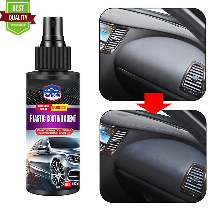 Car Nano Plastic Refreshing Coating 120ml Plastic Revitalizing Coating Agent Set