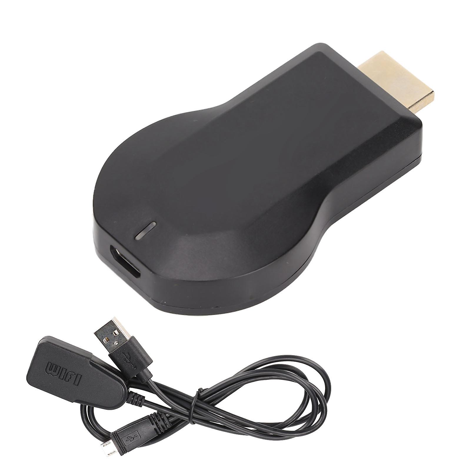 1080P Wireless Display Adapter: Mirror Mobile to TV/Projector with Real-Time 4K HD
