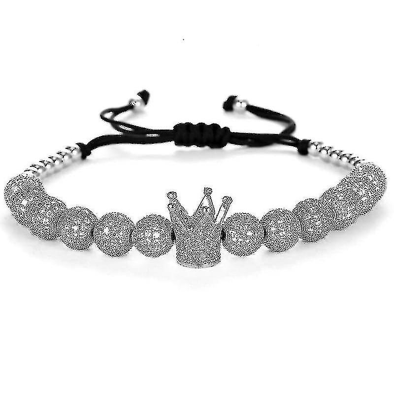 Bracelets Bracelet-crown And Silver Beads