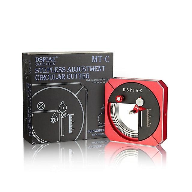 Dspiae Mt-c Stepless Adjustment Circular Cutter Model Assembly Tool Cutting Dedicated Craft Hobby Accessory Red