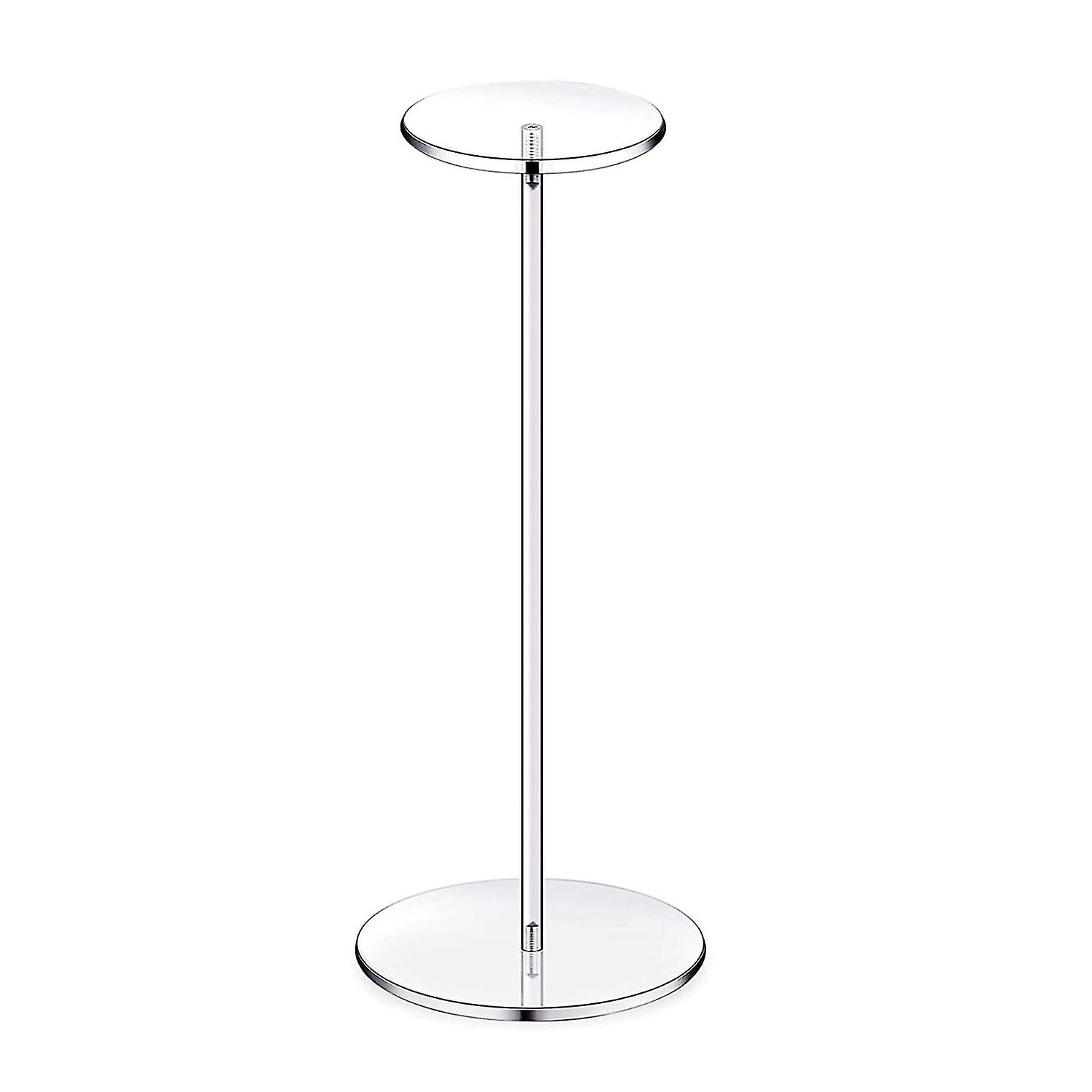 Acrylic Pedestal Display Riser Stands Cap Hat Rack Tabletop Wig Display Rack