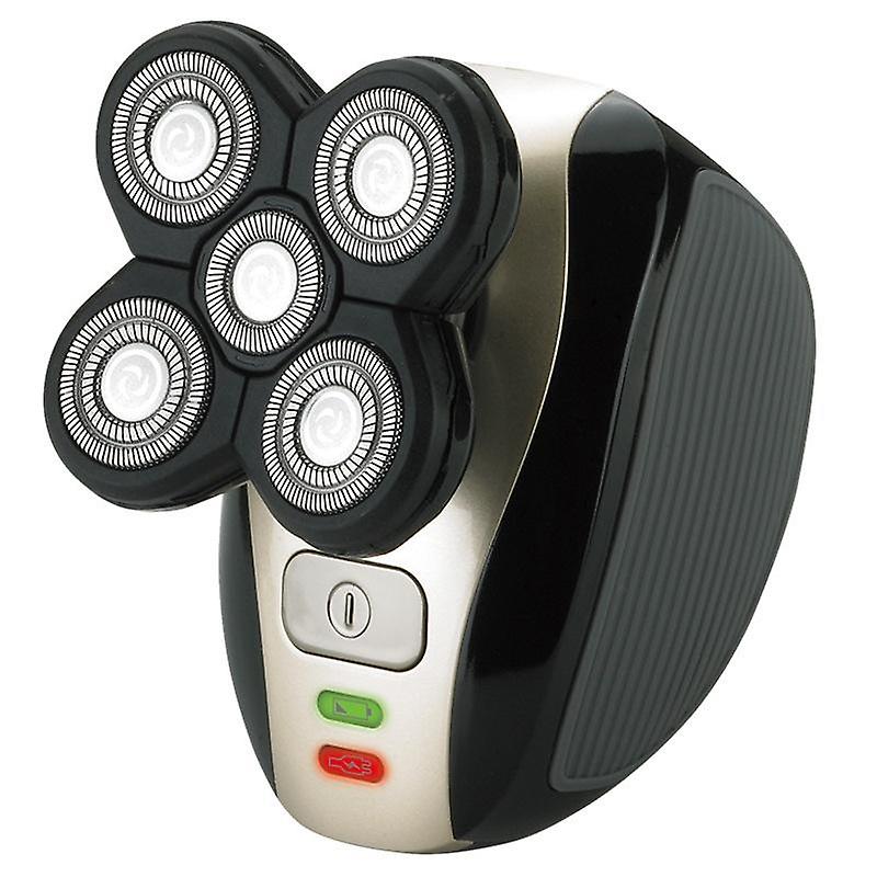 Multifunctional 5 head rechargeable razor
