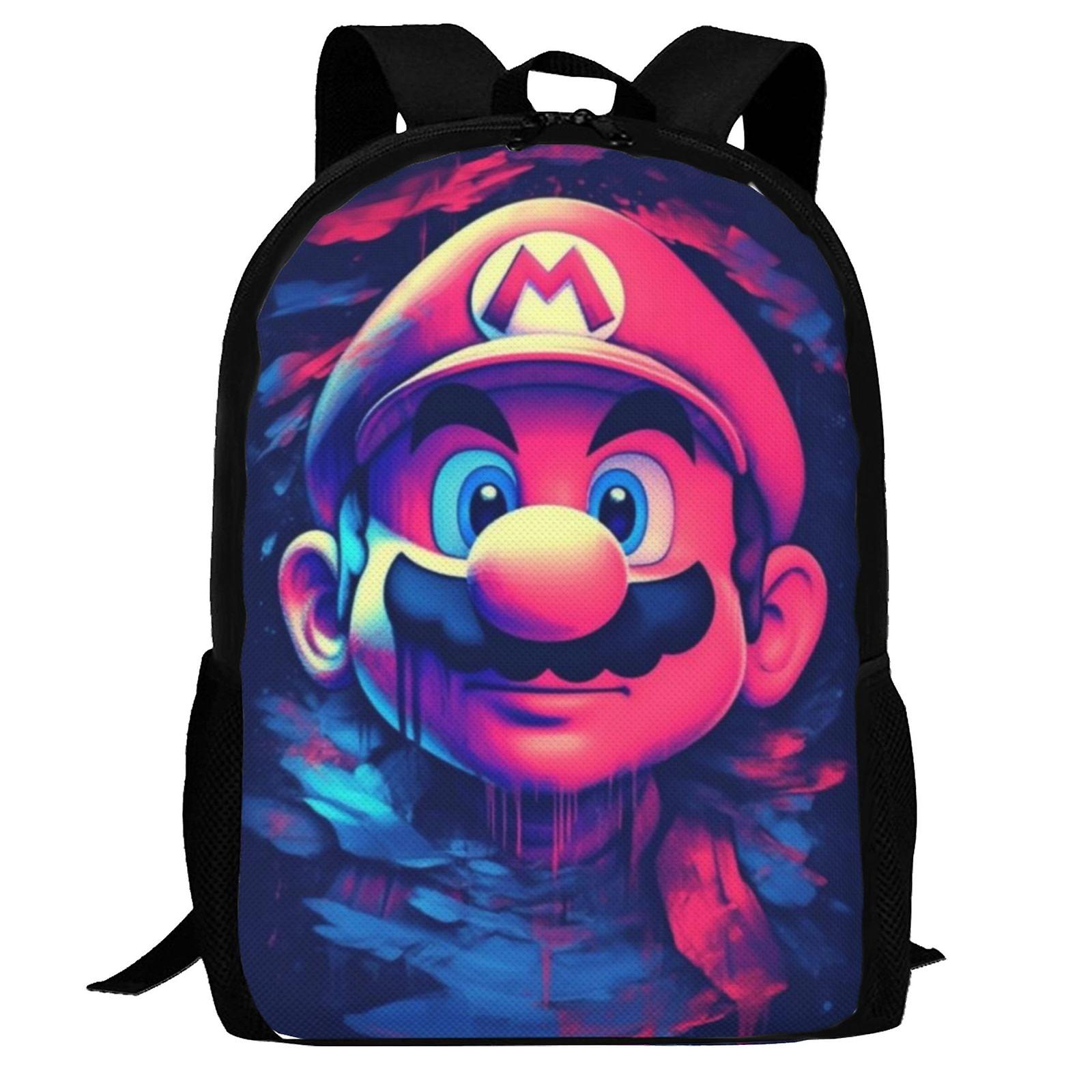 Super Mario Backpack,Laptop Backpack Lightweight Casual DaypackMulti-Function Travel Backpack