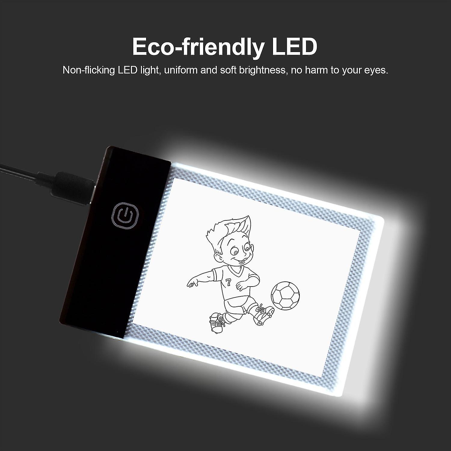 Super Mini LED Light Pad Ultra-thin Light Box USB Powered Dimmable Brightness Artcraft Tracer for Ch