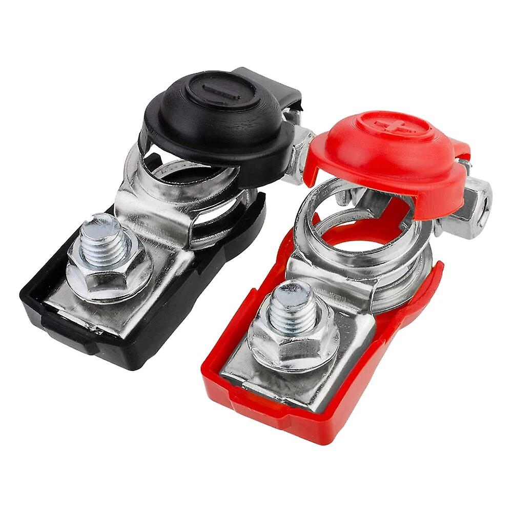 Battery Post Connector Copper Positive Negative Terminal Anti-rust Connector Clamp For Caravan Auto Van Motorhome