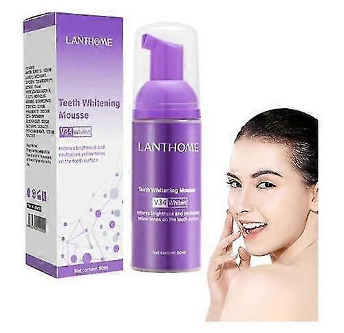 Teeth Whitening Toothpaste Foam Baking Soda Toothpaste Mousse Stains Removal Deep Oral Cleaning Foam