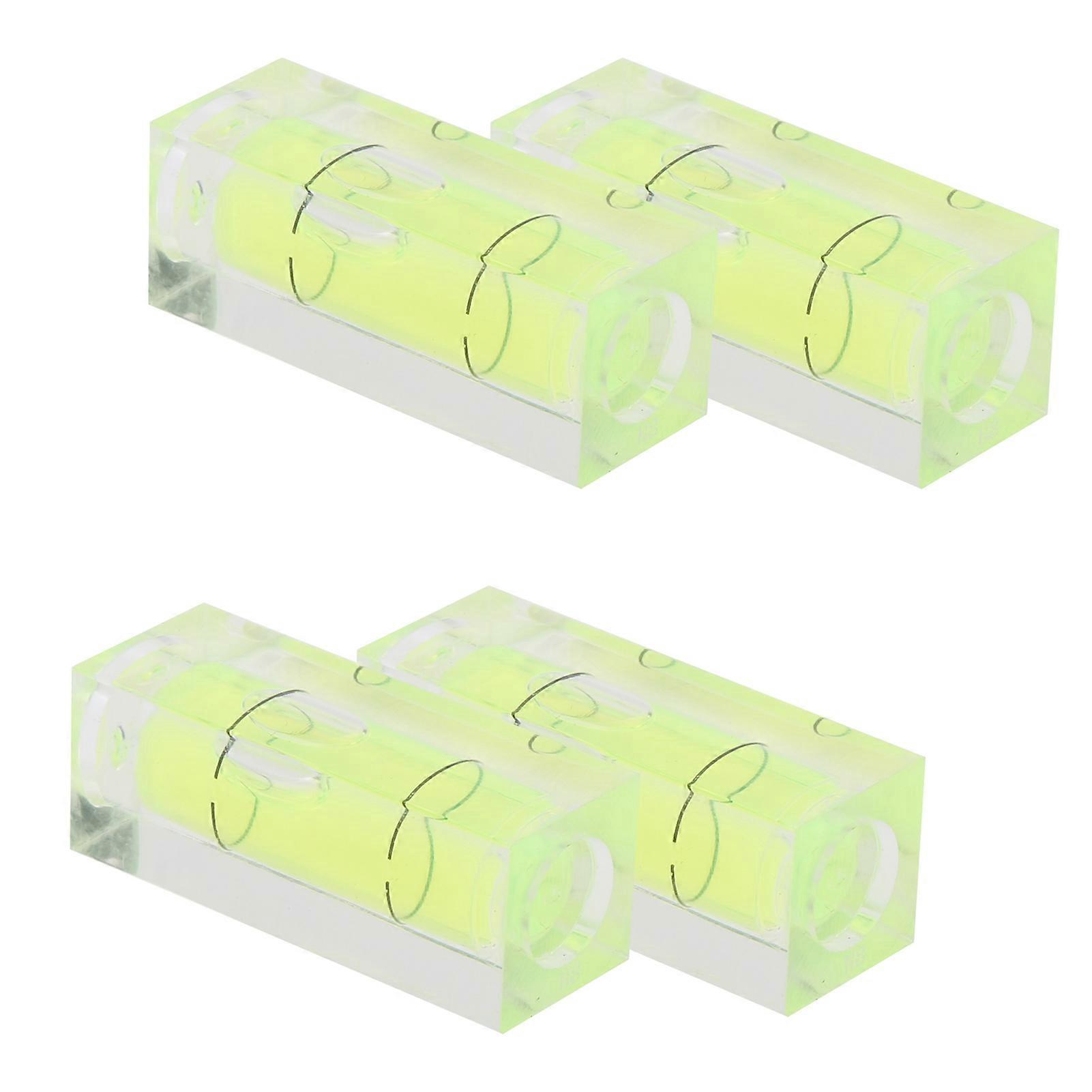 4pcs Small Spirit Level Square Bubble Level Detector 3D Printer Level Measuring Tool