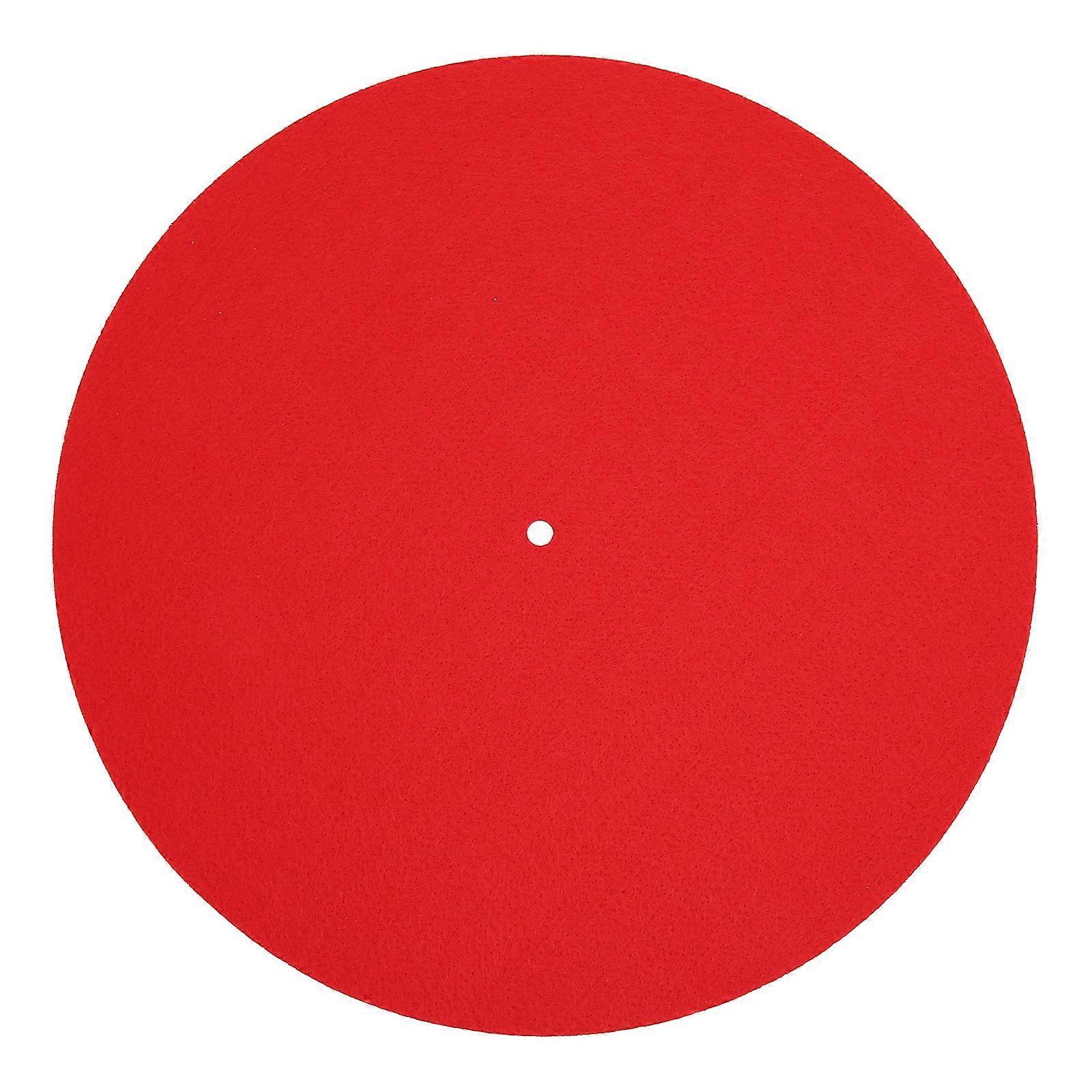 Vinyl Turntable Mat Felt Soft Slip Resistant Prevent Static Reduce Vibration Record Platter Pad