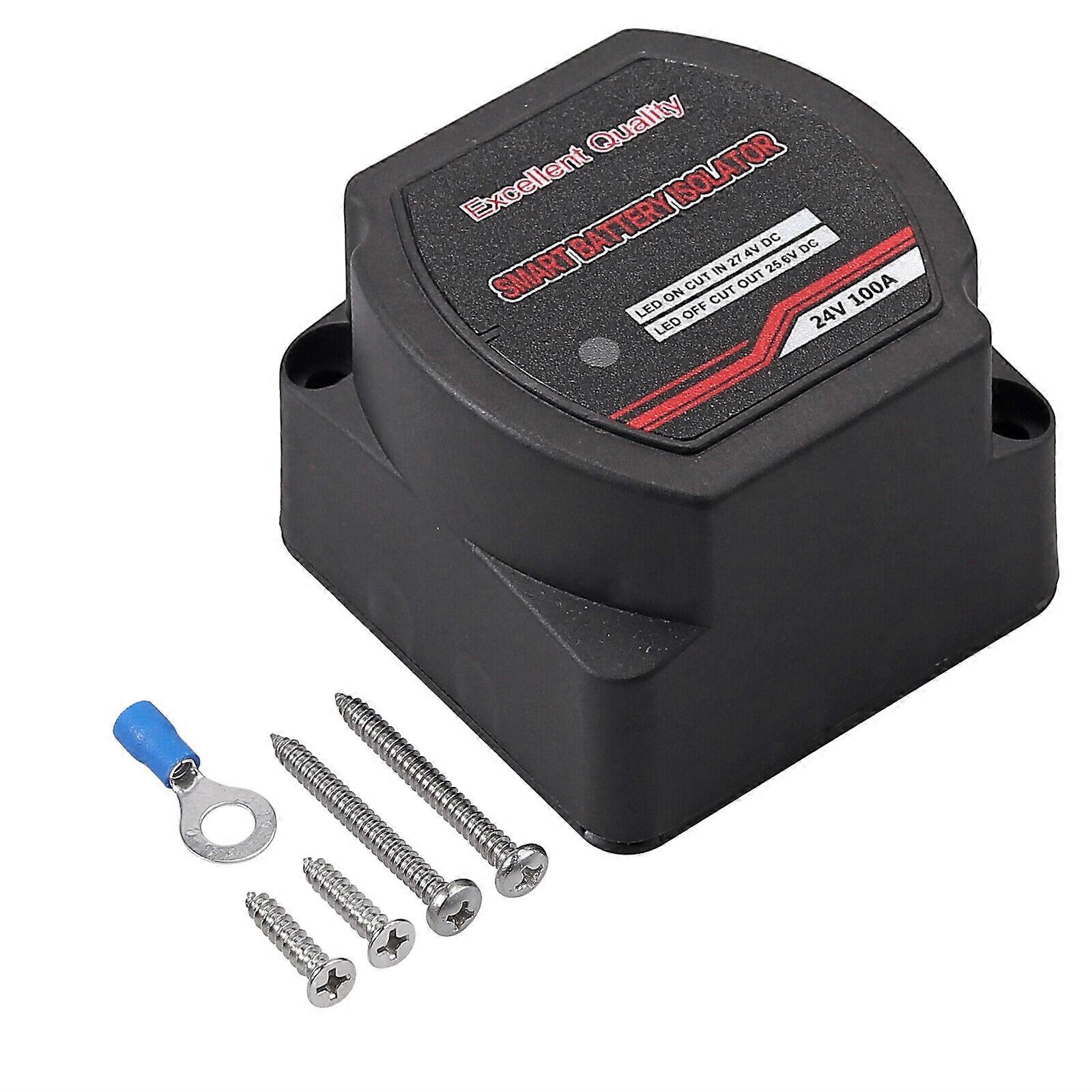 Split Charger Relay Vsr 24V 100A Voltage Sensitive For Campervan Motorhome