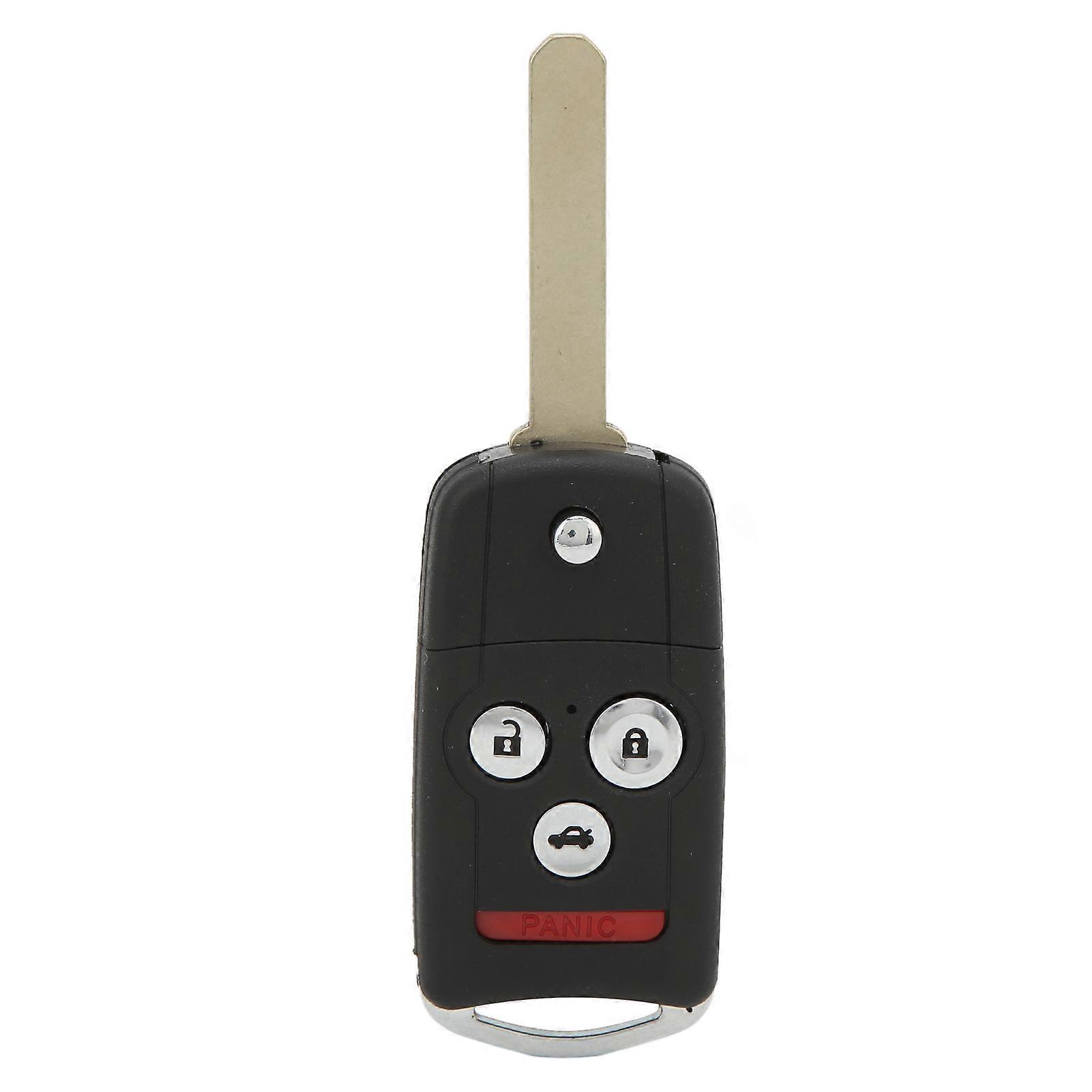 4 Buttons Car Key Fob Shell Mlbhlik-1t Foldable Replacement For Accord Acura Mdx Rdx Zdx