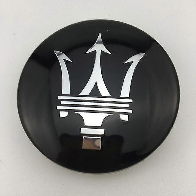 Cache-moyeux 60mm Pour Maserati Quattroporte, Levante, Ghibli - Protection Anti-rouille, Design élégant - 6