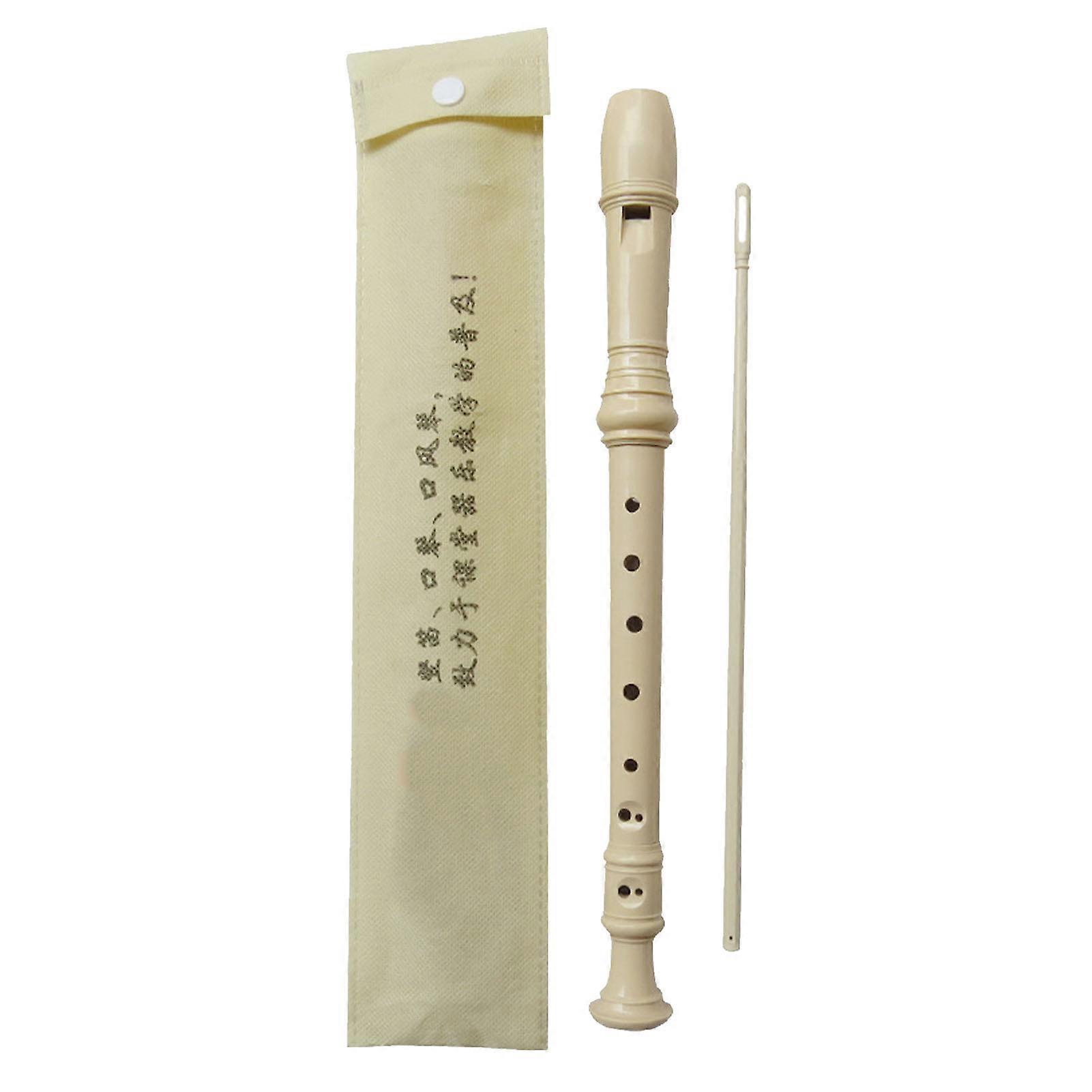 8 Hole Clarinet for Beginners Treble C Key Recorder Plastic Wind Instrument Removable Joint