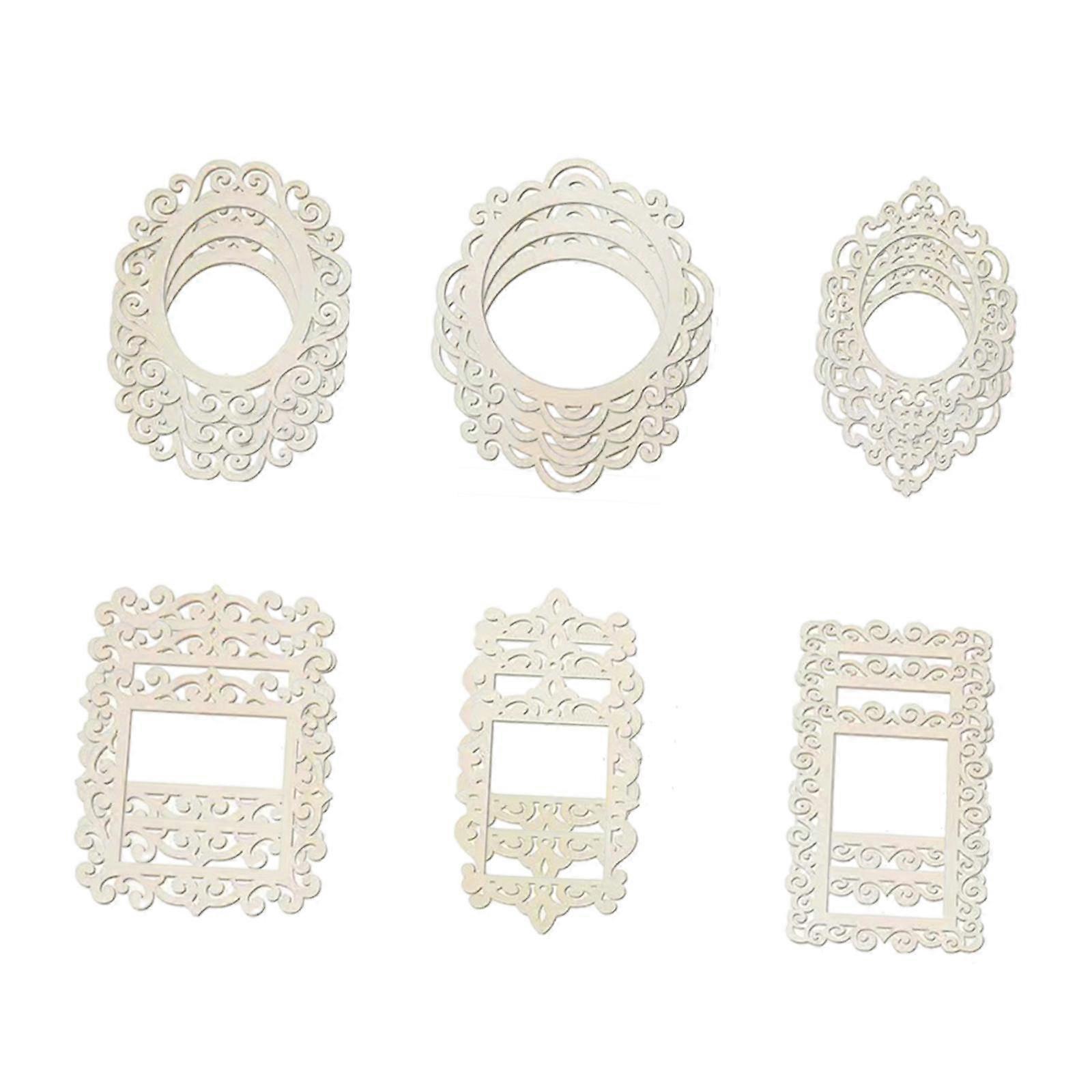 18 Pieces Decorative Photo Frame DIY Craft for Card Making Paper Decor