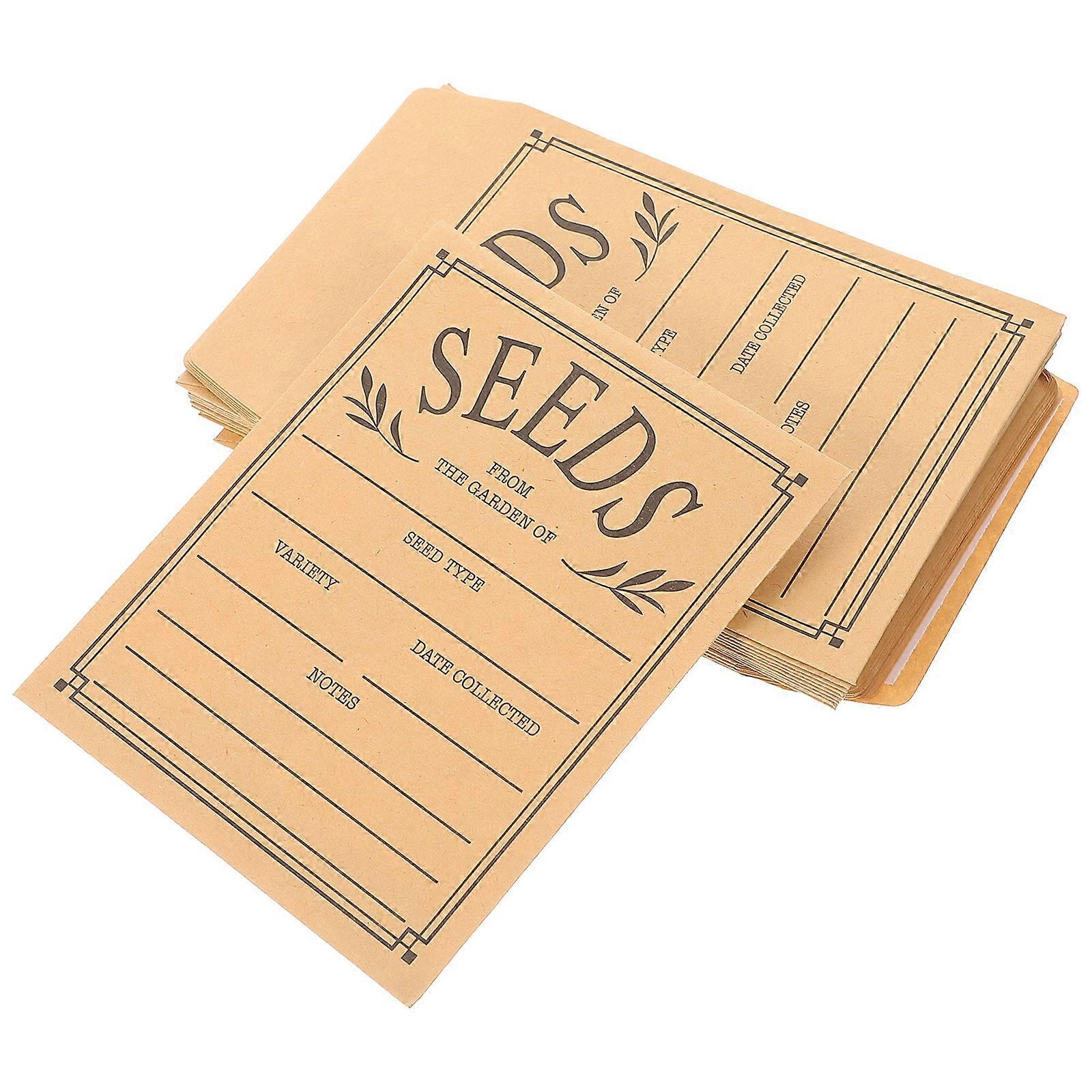 50Pcs Seed Envelopes Paper Envelopes Seed Packets Paper Envelopes Money Envelopes