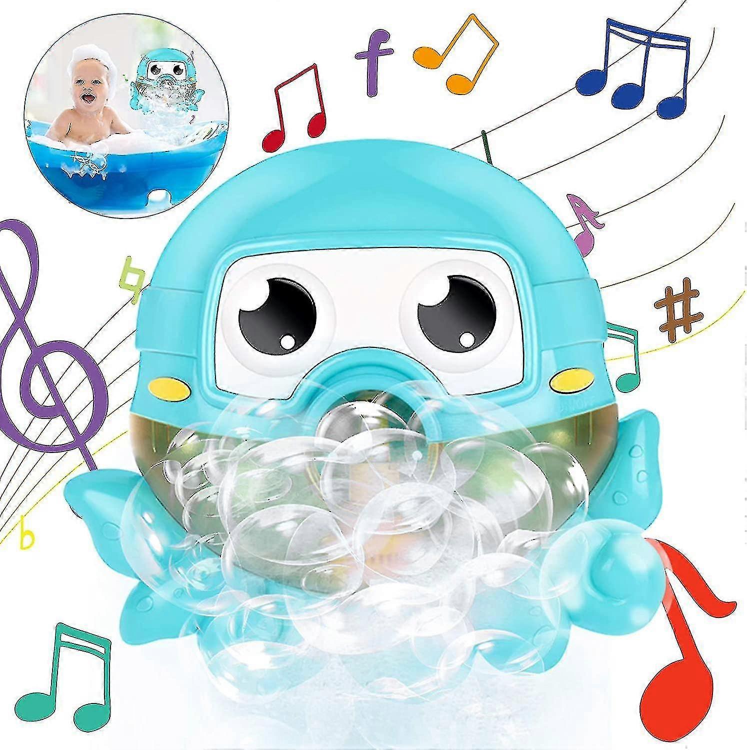 Baby Bath Bubble Toy, Automatic Bath Bubble Machine For Kinds Blowing Bubble