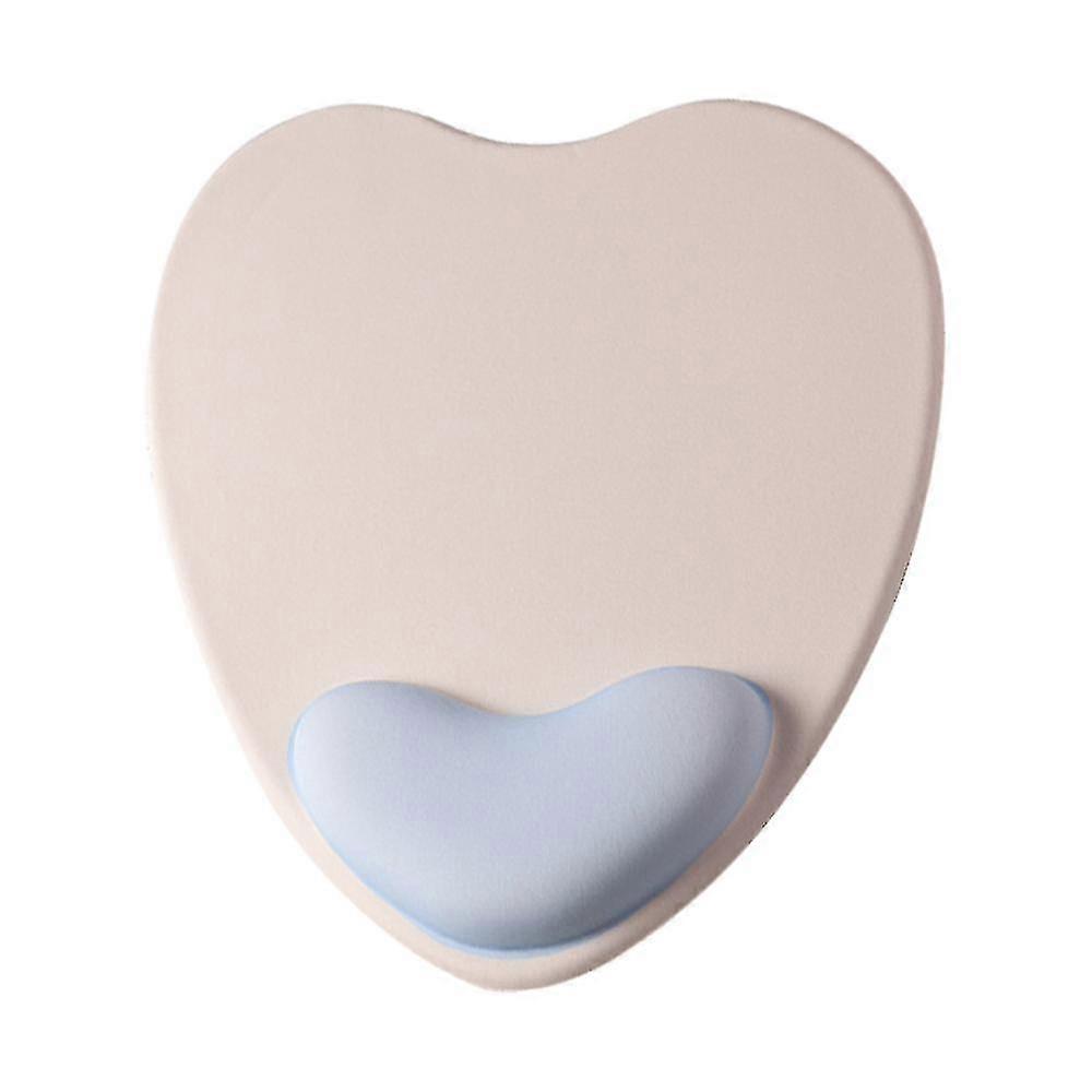 Ergonomic Heart-shaped Mouse Pad, With Gel Wrist Rest Support, Non-slip For Home Office Working