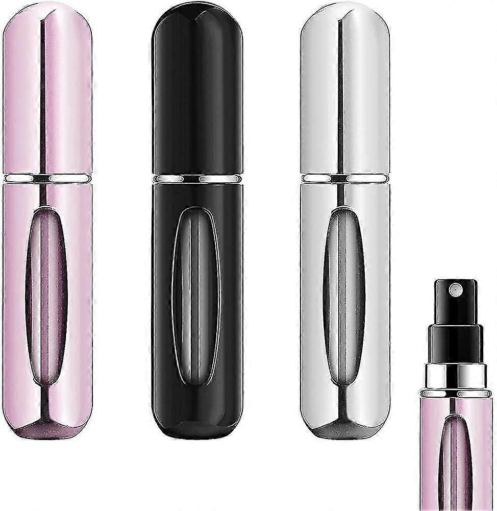3 pieces 5ml perfume atomizer refillable travel mini portable perfume bottles