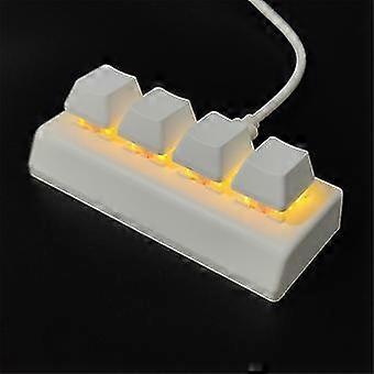 4 Keys Programmable Keypad Red Switch Ctrl C V Enter Mini Mechanical Keyboard Support Nkro For Gami
