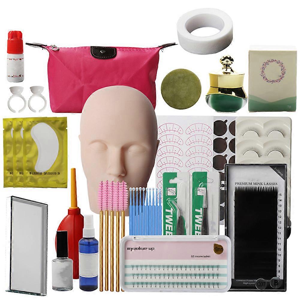 Eyelash Extension Exercise Set Professional Eyelash Extension Practice Tools for Beginners