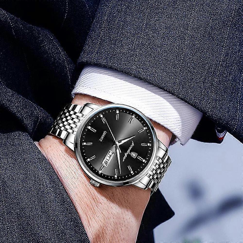 Tyme Zurich Heren Horloge - 40mm Blauw/Zilver - Goed leesbaar - Horloges voor Mannen - Polshorloge - Uurwerk - met Cadeauverpakking