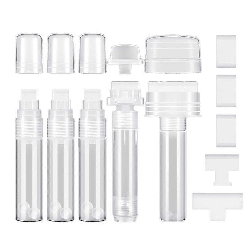 5 Pack Graffiti Markers Refillable Paint Markers Touch Up Paint Pen for with 5 Replacement Tips (50