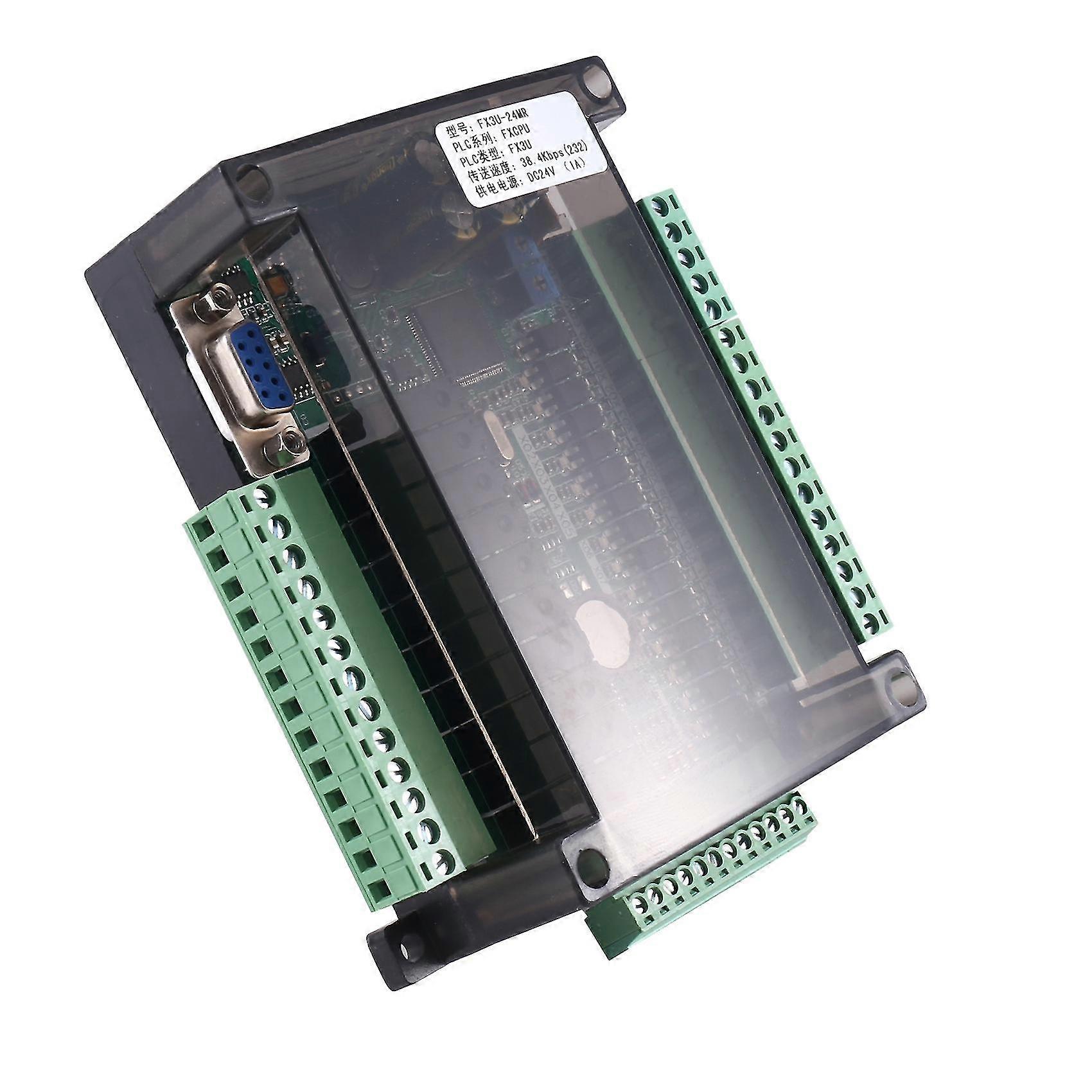 Fx3u-24mr Plc Industrial Control Board 14 Input 10 Output 6ad 2da With 485 Communication And (a)
