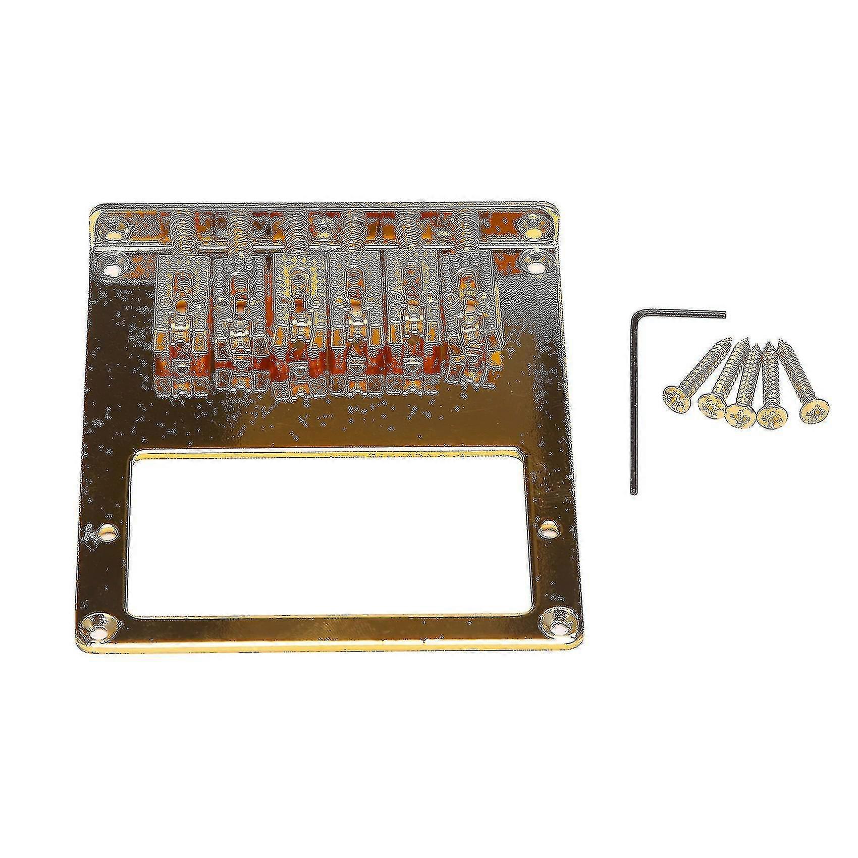 6 Roller Saddle 6 String Humbucker Guitar Bridge Compatible With Tele Guitar