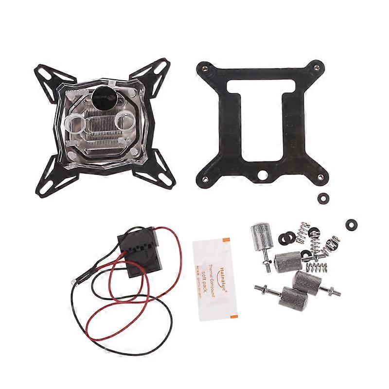 DIY CPU Waterblock Water Cooling Watercooled Block Computer Cooling Radiator