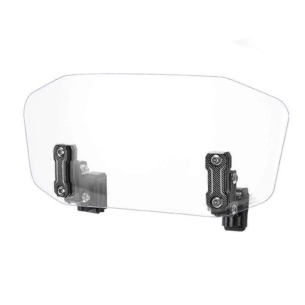 Motorcycle Windshield Universal Windscreen Adjustable Metal Extension Spoiler Clips Windshield Heightened Windshield for BMW