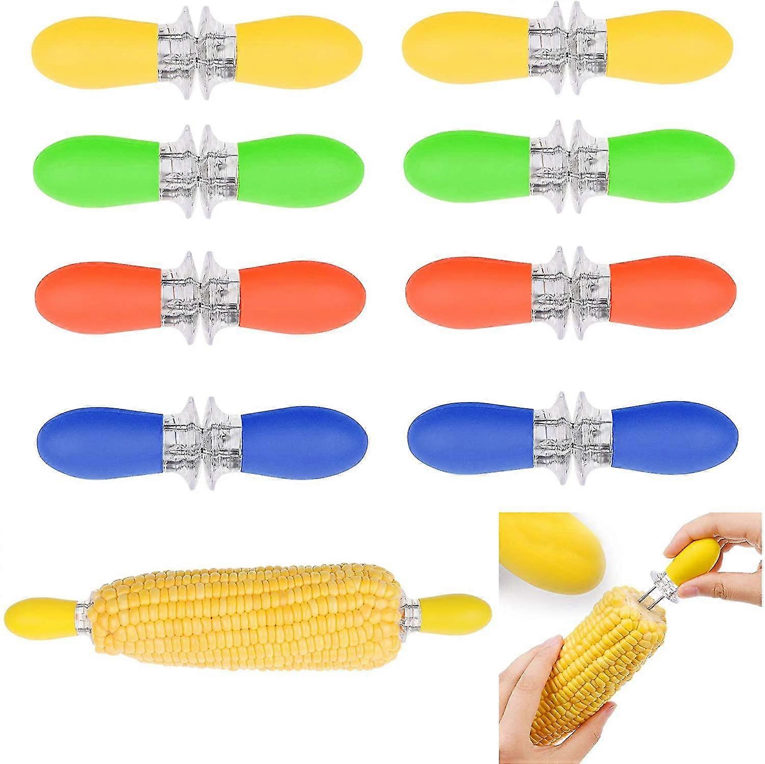 Corn Rack, Stainless Steel 8 Pairs Of Corn On The Cob