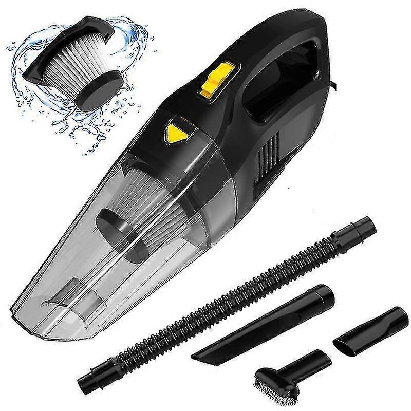 3 In 1 Hand-held Spirator, 120 W Cordless Portable Vacuum Cleaner With Hepa Filter, Wet And Dry