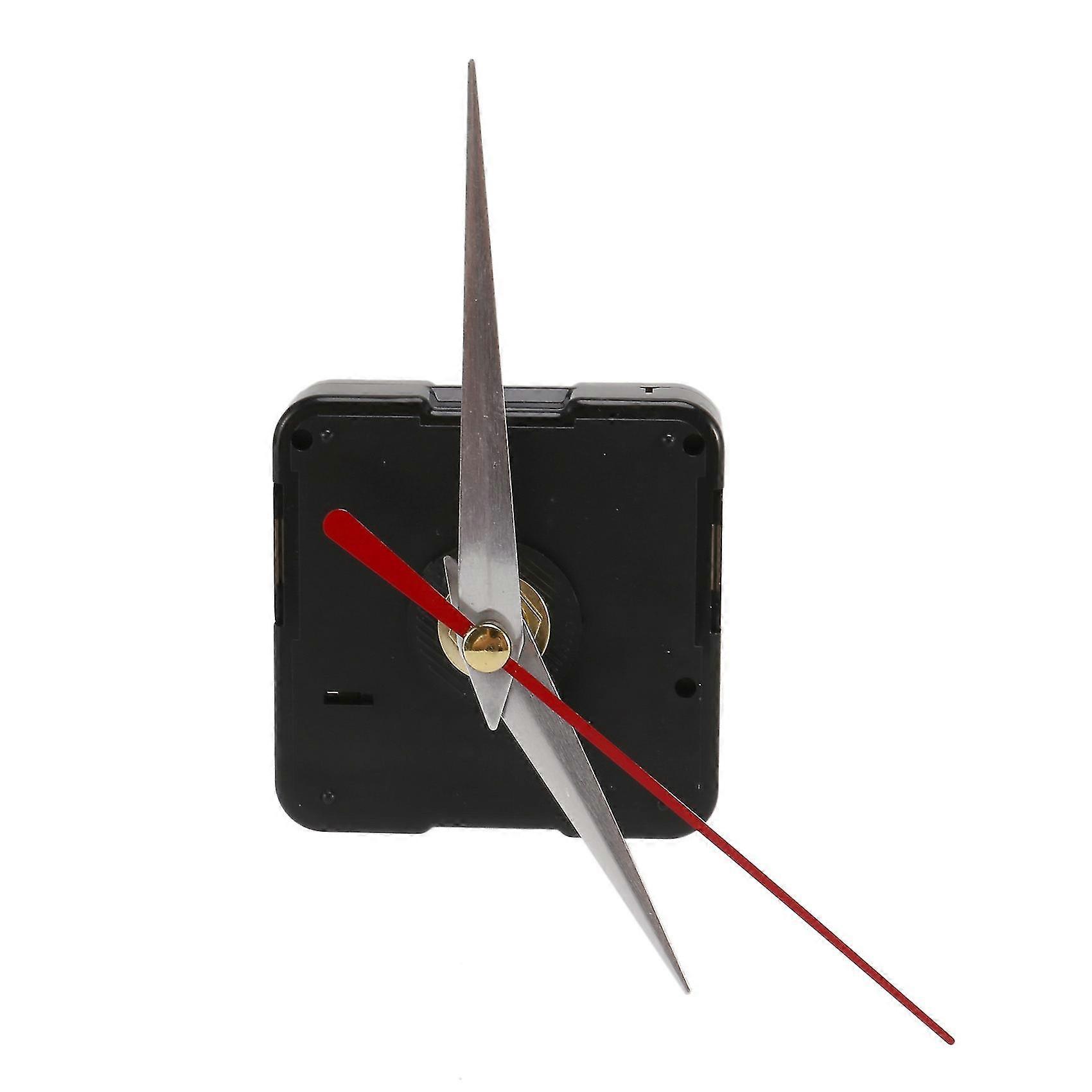 Clock Mechanism Quartz Movement 3 Silver Hands Rouge Diy Repair Y